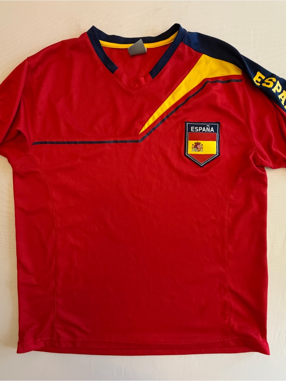 España Spain Soccer Jersey Men’s Small Red Football National Team